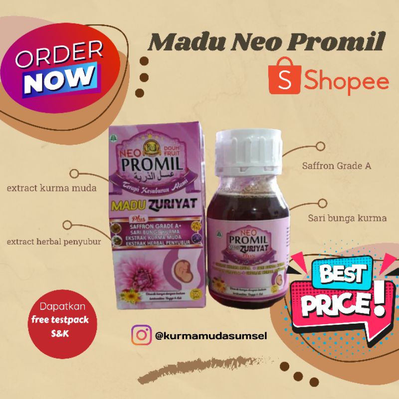 MADU PROMIL- Madu Zuriat Neo Promil Plus Saffron grade A