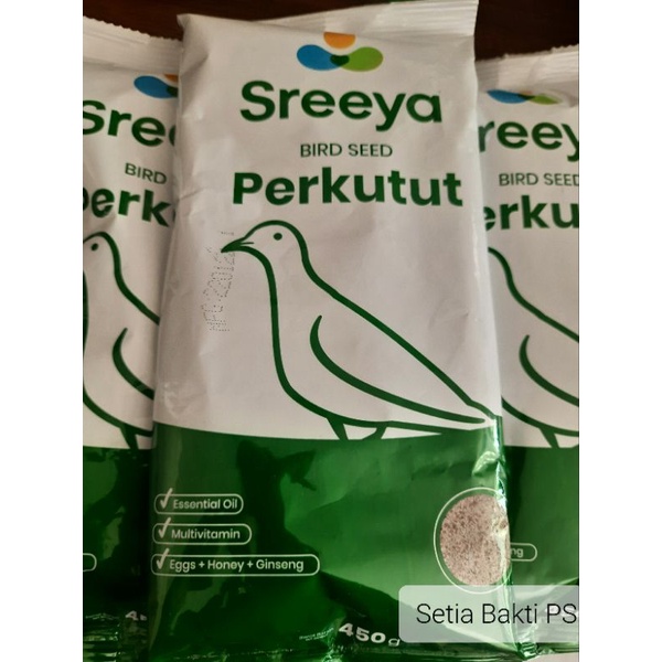 Sreeya Bird Seed Perkutut - Pakan Burung Perkutut Sreeya 450g