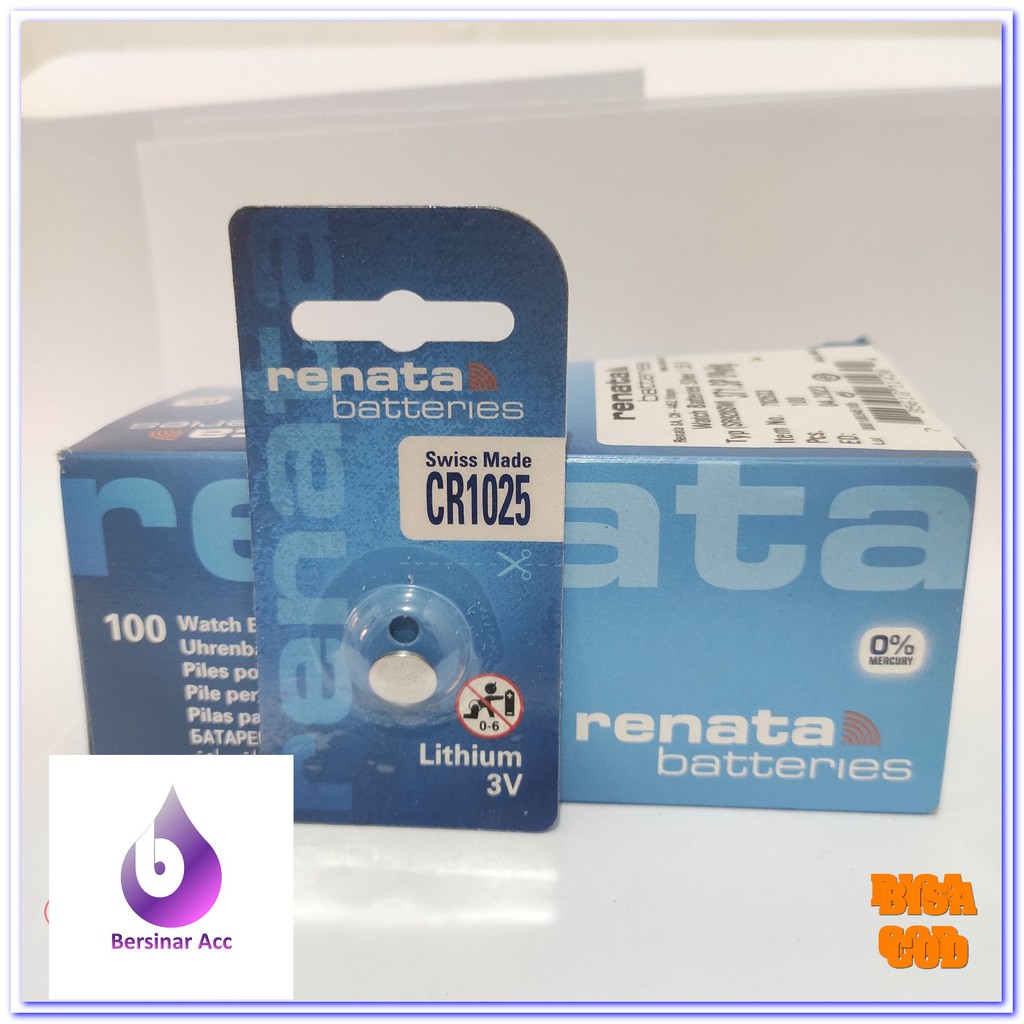 ORIGINAL RENATA CR-1025 CR 1025 3V LITHIUM BATTERY BATERE BATREI