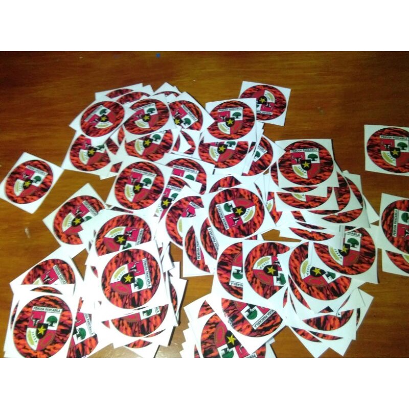 

(15pcs)Stiker Logo Pemuda Pancasila/Stiker PP Bulat 6cmx6cm