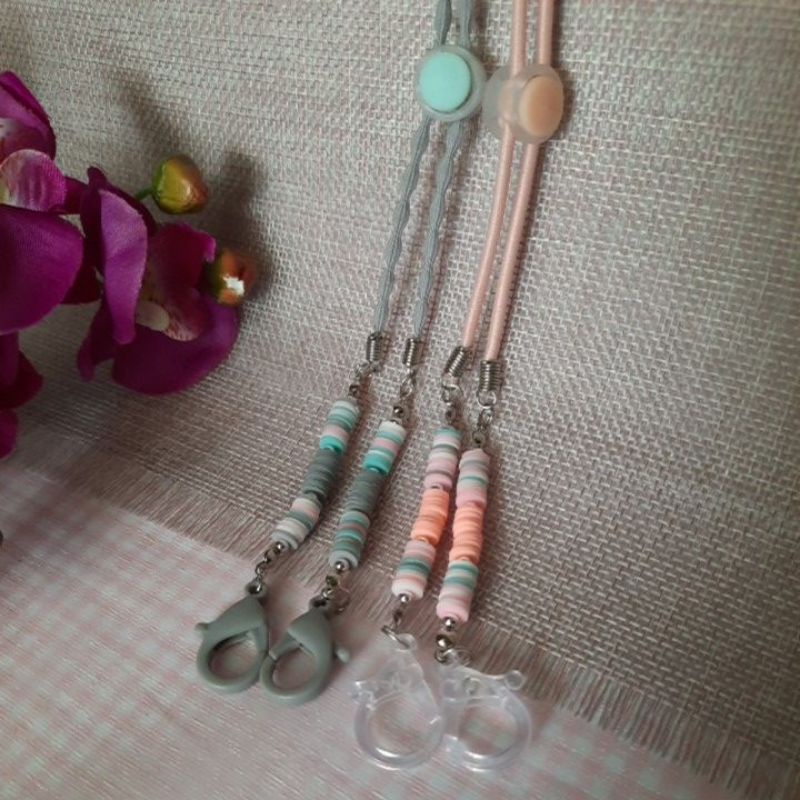 Rainbow Series-Strap Masker/Strap Masker Hijab/Strap Masker 2in1/Strap Masker Anak/Strap Masker Hija