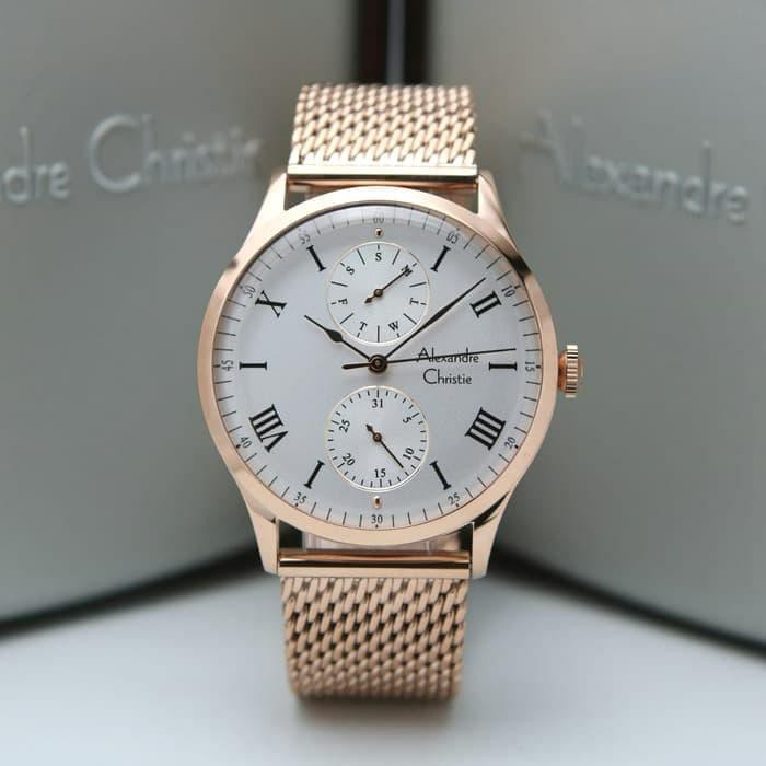 Alexandre Christie AC 6437 Rose Gold Pria Alexandre Christie AC6437 Best Seller