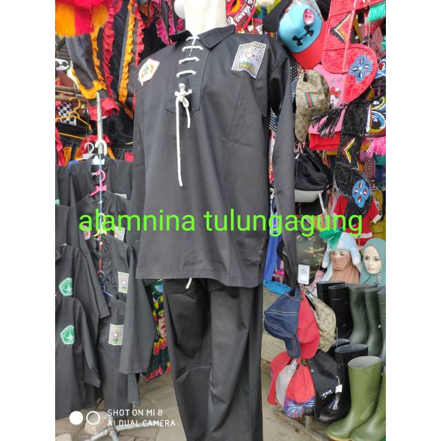 Setelan baju seragam sakral silat karate psht pn ipsi warga nagata