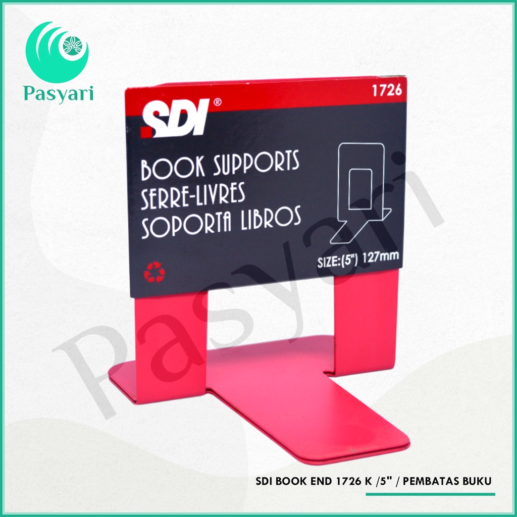 

Sdi Book End 1726 K /5" / Pembatas Buku