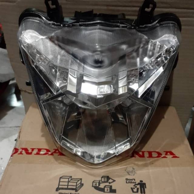 Reflektor lampu depan Beat fi 2016.beat street orisinil hgp 33110k81n01