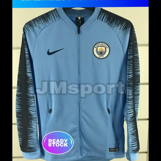 Kualitas Terbaik JAKET BOLA MANCHESTER CITY MCITY 2018-2019 GRADE ORI SDWEP