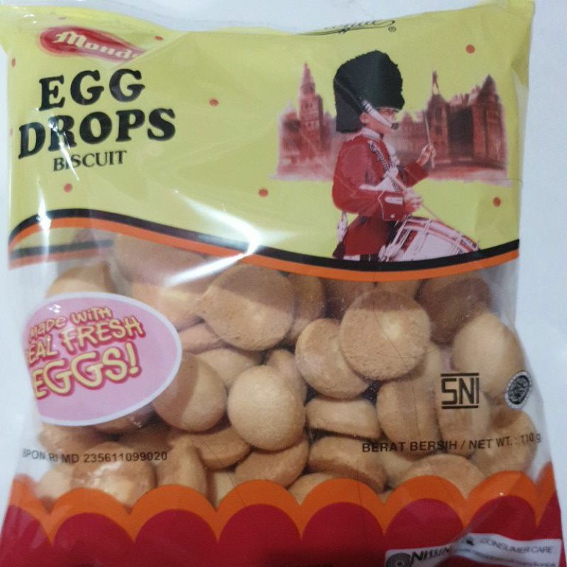 

Monde egg drops biscuit 110 gr