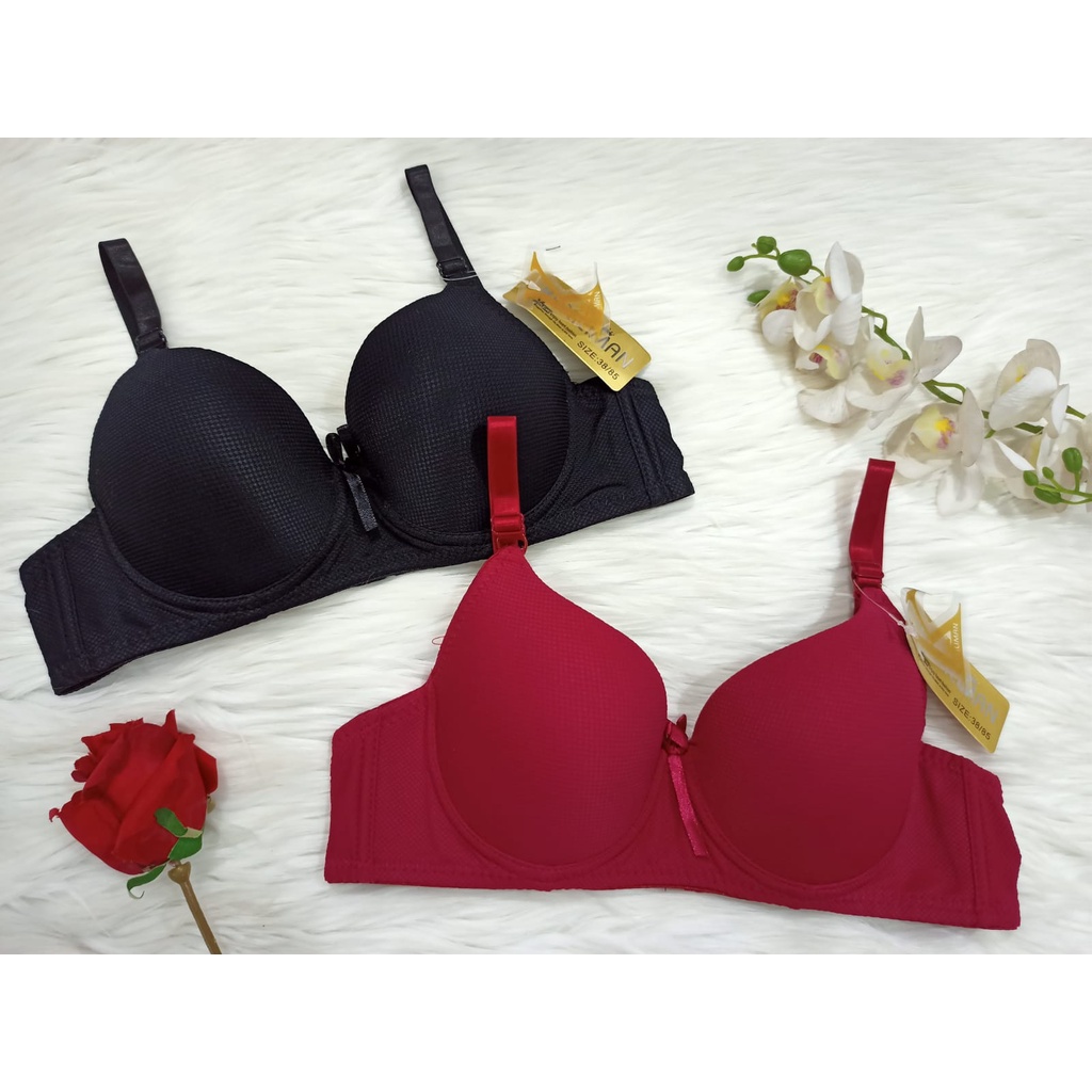 RUMI | Bra BH Fashion Wanita BH Busa Tipis Kawat / KMN 460