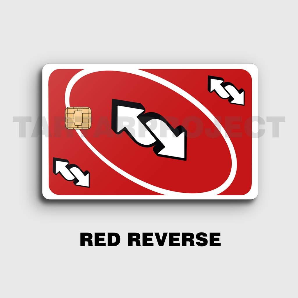 

SKIN / STICKER KARTU ATM / E MONEY / FLAZZ - RED REVERSE
