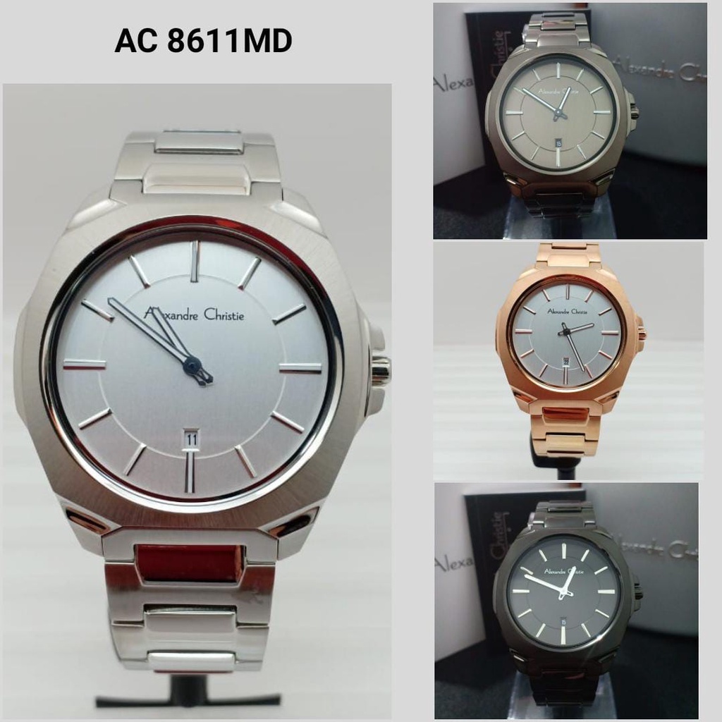 ALEXANDRE CHRISTIE AC 8611MD JAM TANGAN PRIA ORIGINAL GARANSI RESMI