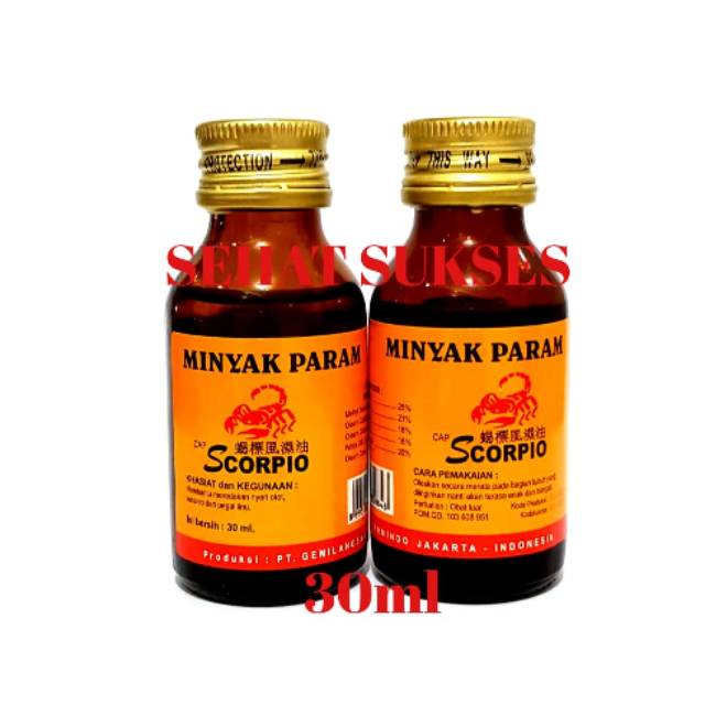 Minyak Param 30 ml - Cap Scorpio