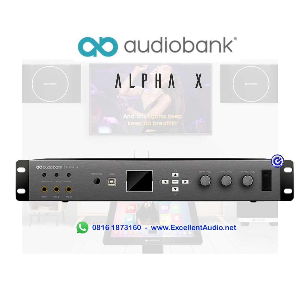 Audiobank AlphaX Alpha X karaoke amplifier