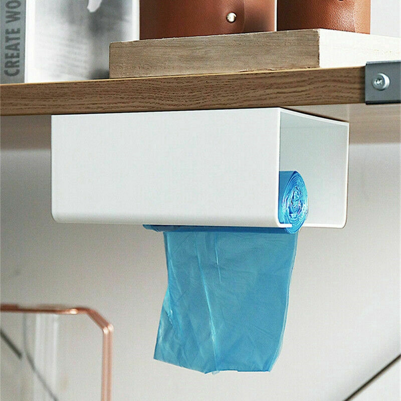 Portable Self-adhesive Wall-mounted Tissue Case / Baby Wipes Paper Storage Box / Hanging Organizer Tissue Box