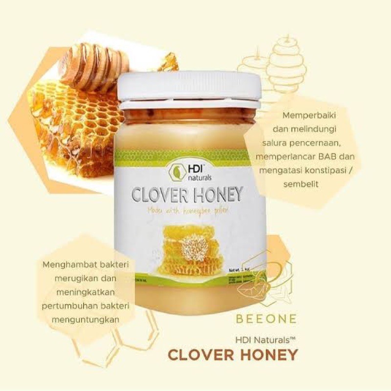 

clover honey madu (free sendok kayu) size 1kg, 500gr, 250gr original 100%