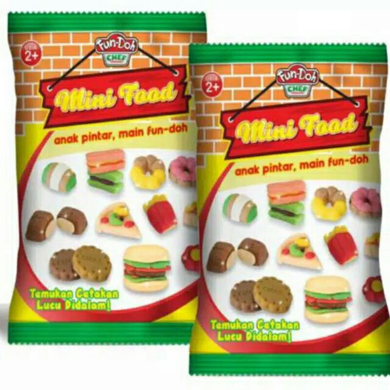 20 PCS FUNDOH CHEEFF/MAINAN LILIN / MAINAN NEW BIE FUNDOH MINI FOOD