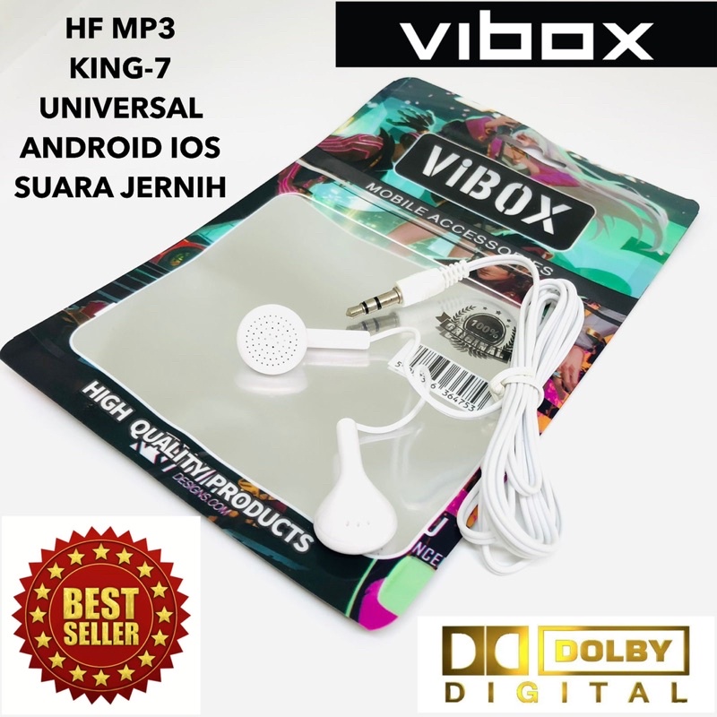 HANDSFREE VIBOX MP3 NEW UNIVERSAL ANDROID IOS SUARA JERNIH MUSIC NONSTOP ASEKKK