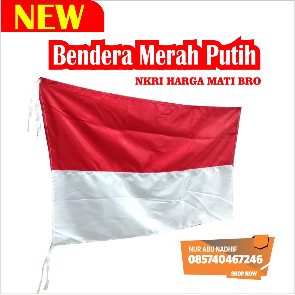 bendera merah putih uk 60 x 90 cm