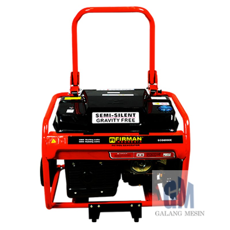 FIRMAN Semi Silent Gasoline Generator ECO8990E 6,5 kw Genset Bensin 6500 Watt