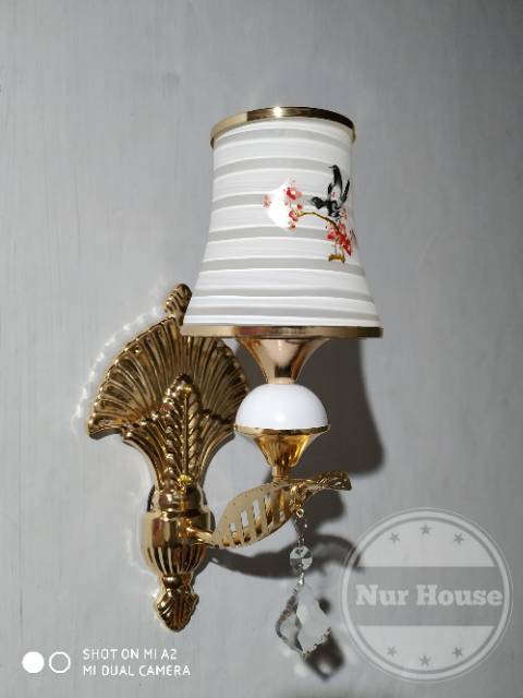 lampu dinding minimalis cantik gold 0521 lampu hias rumah lampu tempel lampu pilar