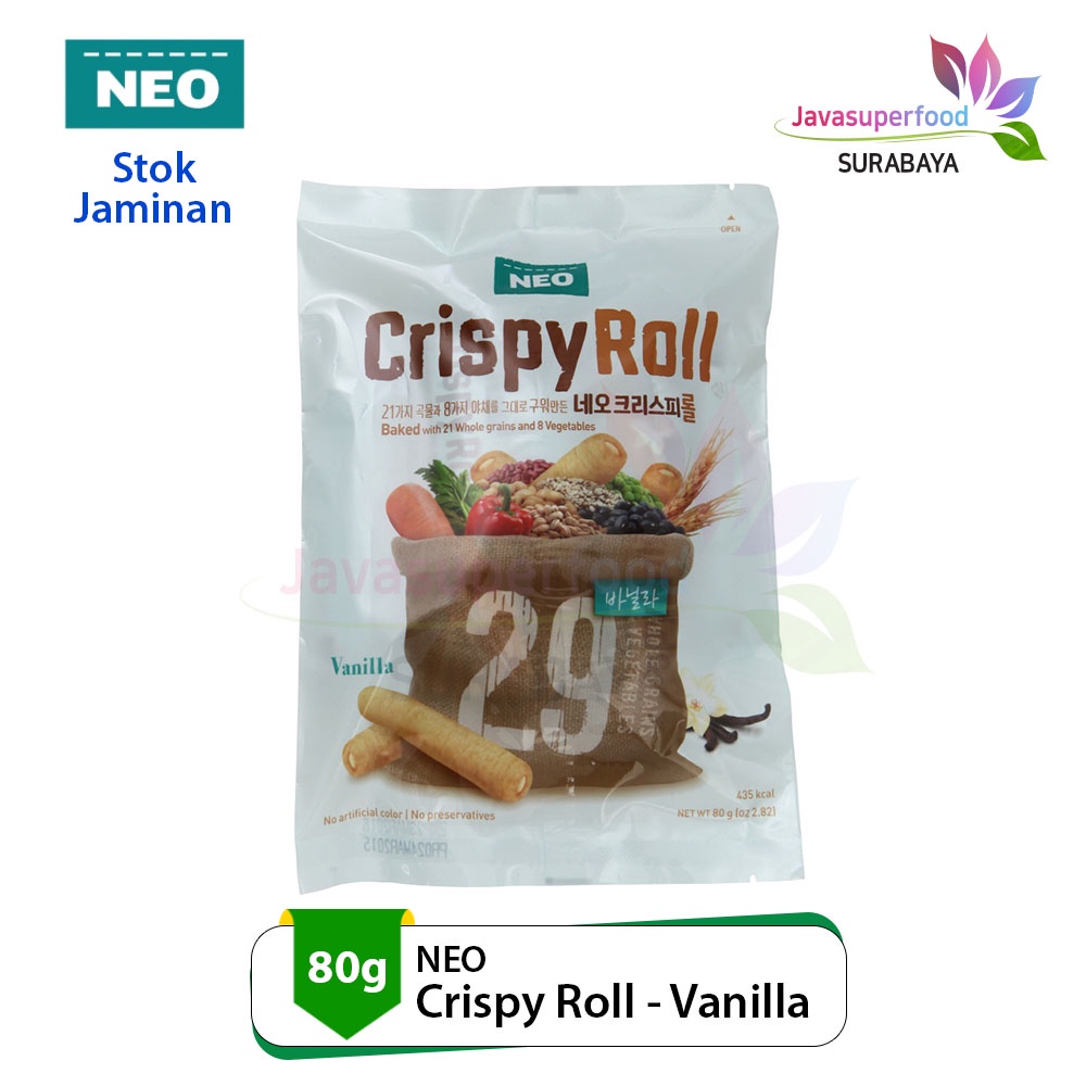 

Neo Crispy Roll Vanilla 80gr - Korea Healthy Snack