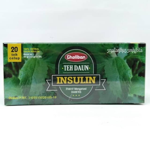 

Teh Celup Herbal Daun Insulin Gholiban