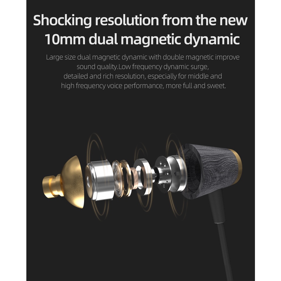 CCA CST In Ear Metal Earphone with MIC - Garansi Resmi