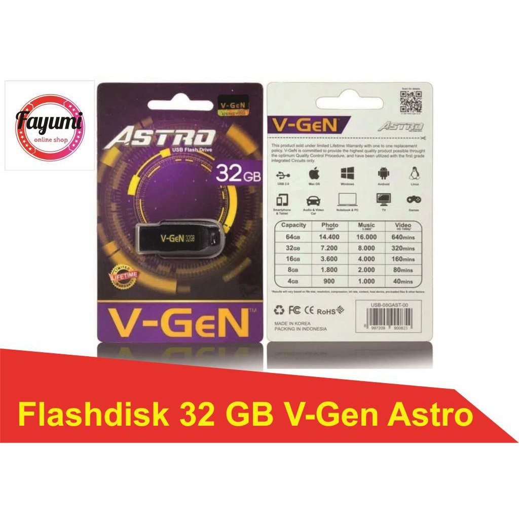 VGen 32 GB Speed Up 100 Mbps Class 10 Original