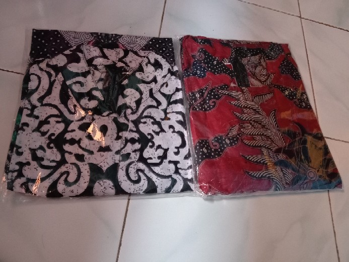 Cod - Tunik Batik Wanita Seragaman M L Xl Xxl Jumbo