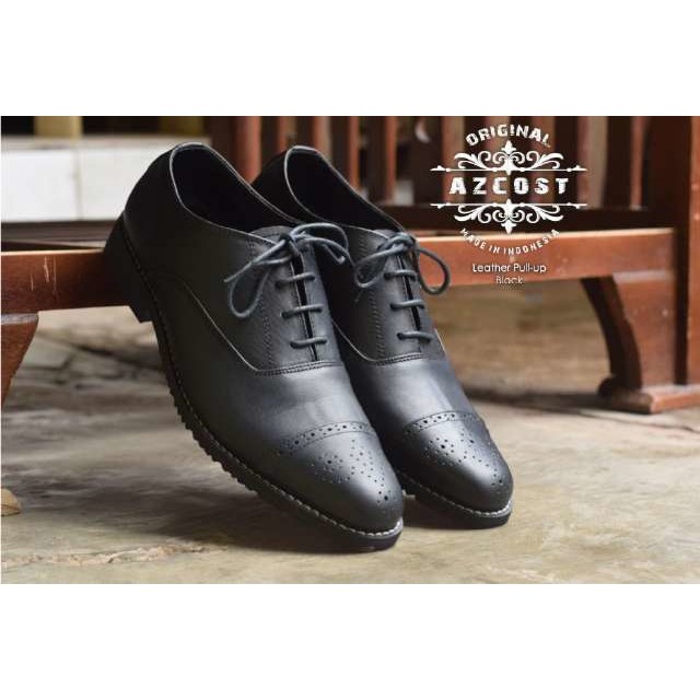 SEPATU PRIA | SEPATU MURAH | SEPATU HANDMADE BANDUNG | SEPATU AZCOST OXFORD  HITAM