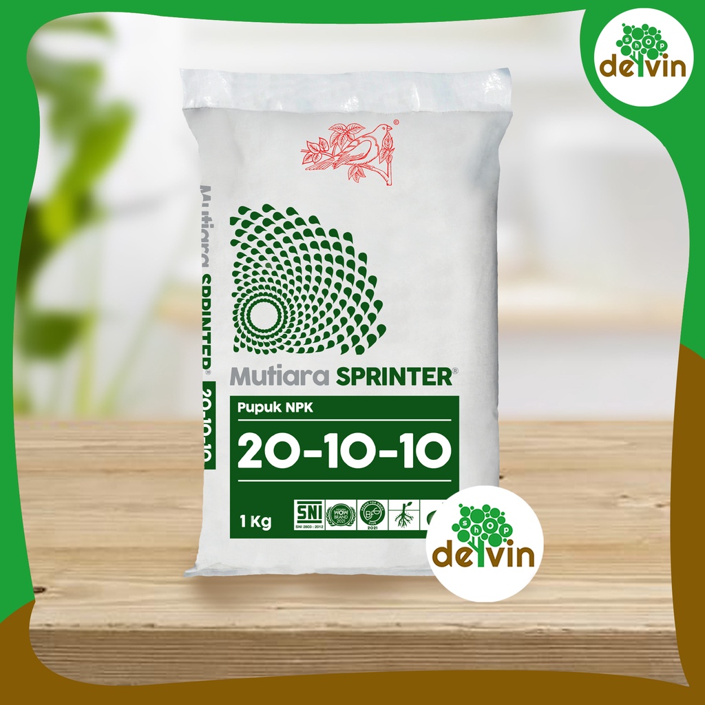 Pupuk NPK Mutiara Sprinter 1 kg Original Pabrik