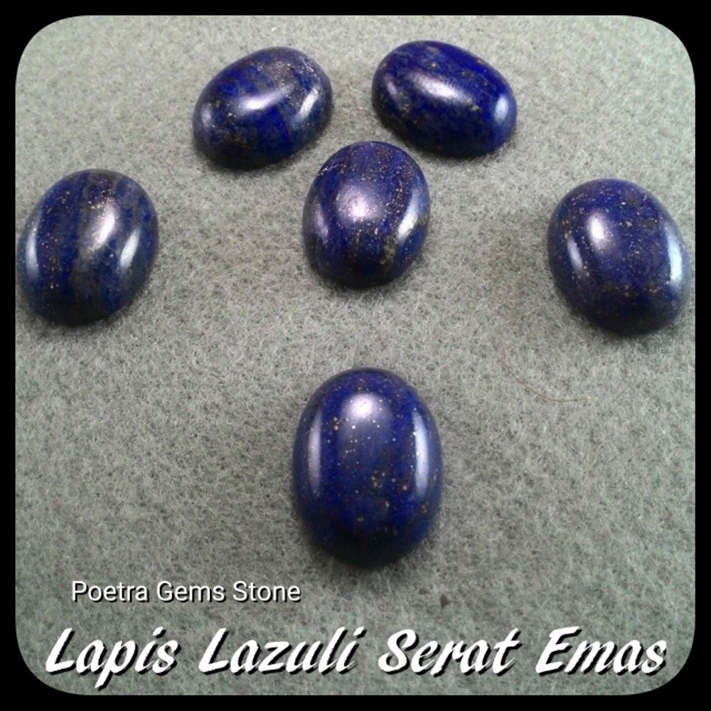 NATURAL LAPIS LAZULI SERAT EMAS HQ