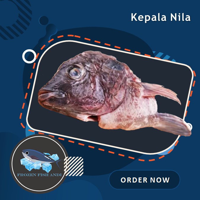 

kepala ikan nila sekilo 2/3 kepala