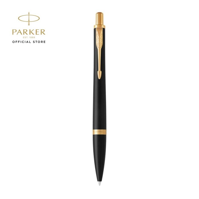 

Parker Urban Matte Black Gold Trim Ballpoint Tb