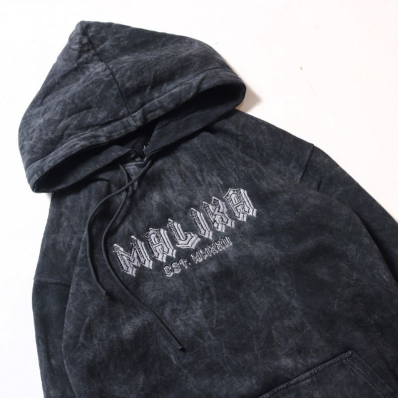 SWEATER HOODIE SANDWASH/WOSHING ORIGINAL MALIKA BORDIR (BESTSELLER)