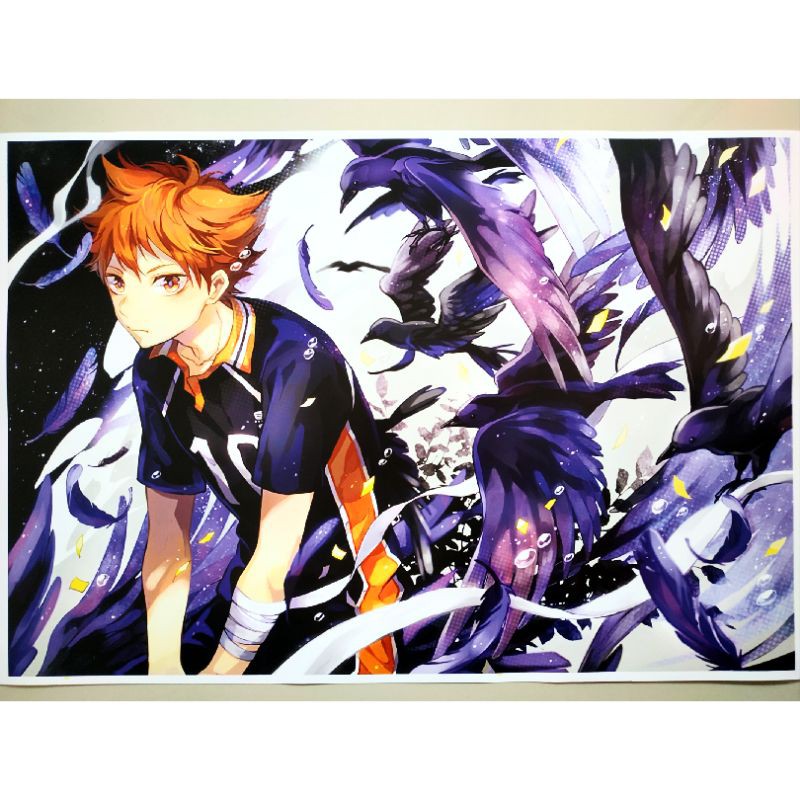 Poster Anime Haikyuu 10 Hinata Shoyo Karasuno