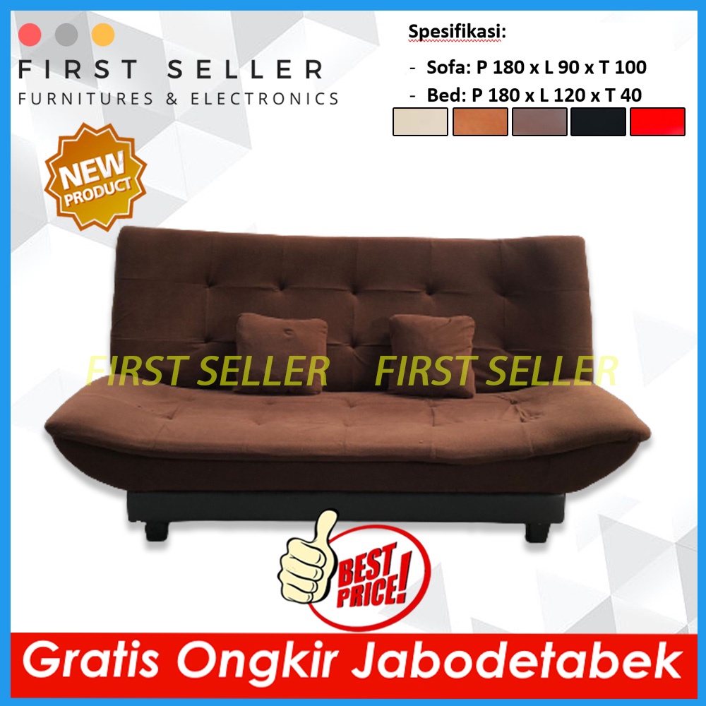 [ FREE ONGKIR ] SOFABED FLUSH TOP / SOFA BED PILLOW TOP AMARILIS SUPER NYAMAN MINIMALIS