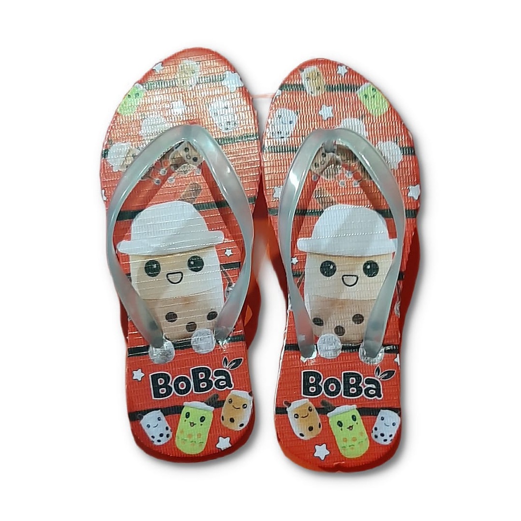 SANDAL PRINTING ANAK MOTIF BOBA 31-35