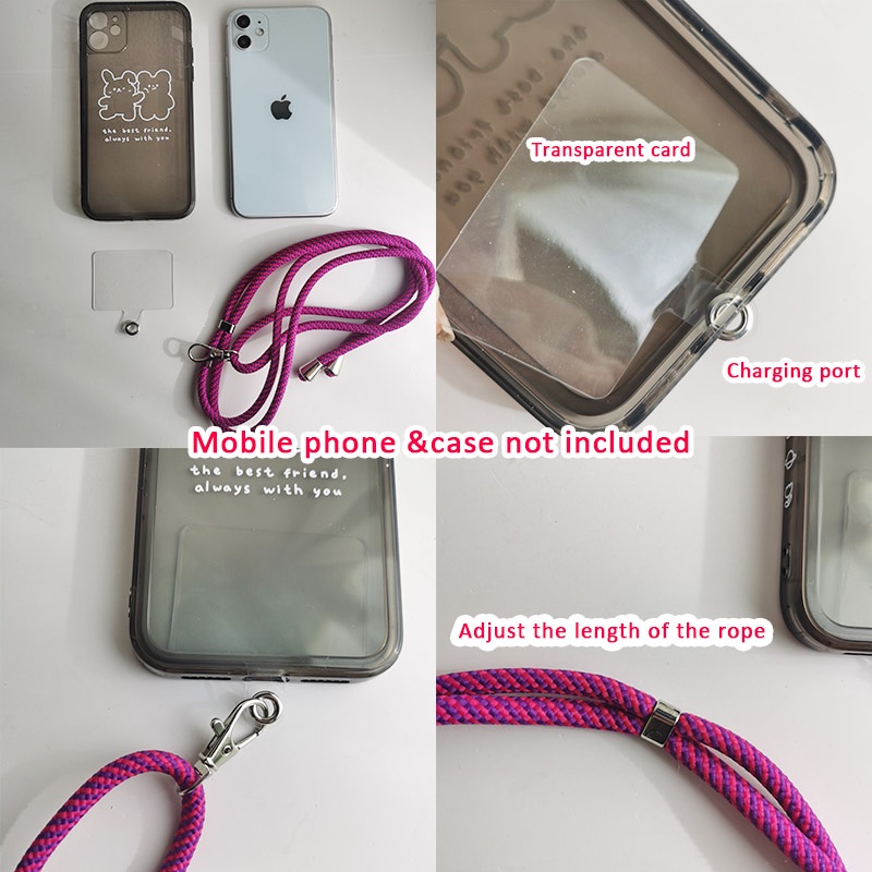 Tali Lanyard Adjustable Untuk iphone huawei xiaomi vivo Samsung