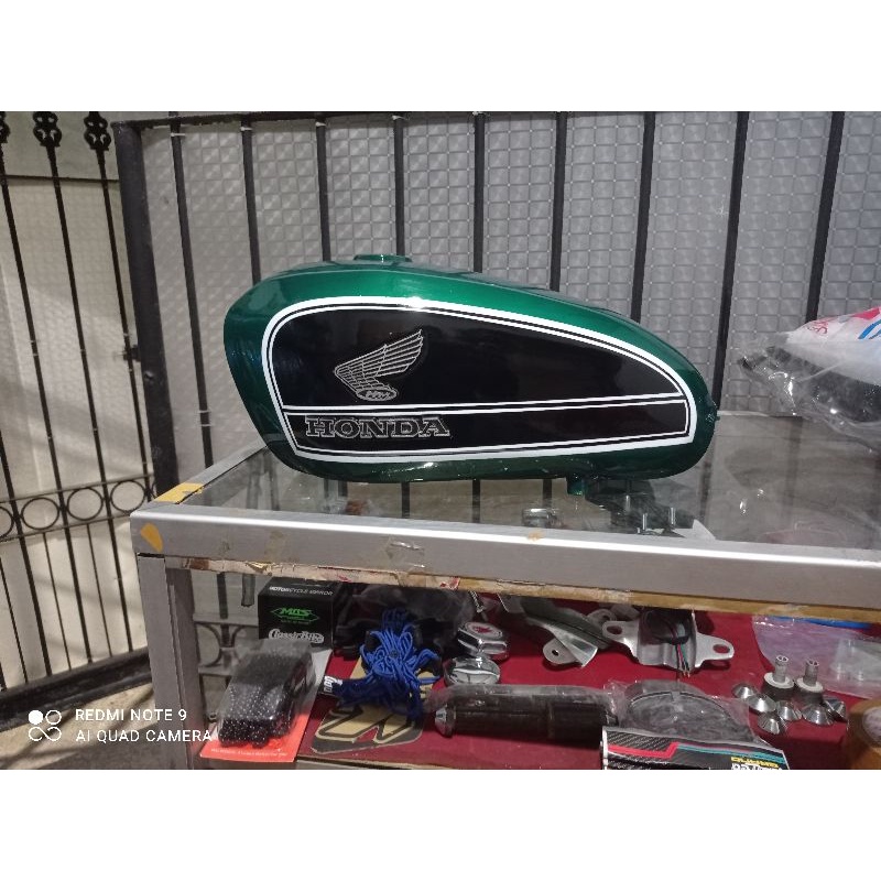 Tangki press galvanis cb100 cb glatik ijo botol