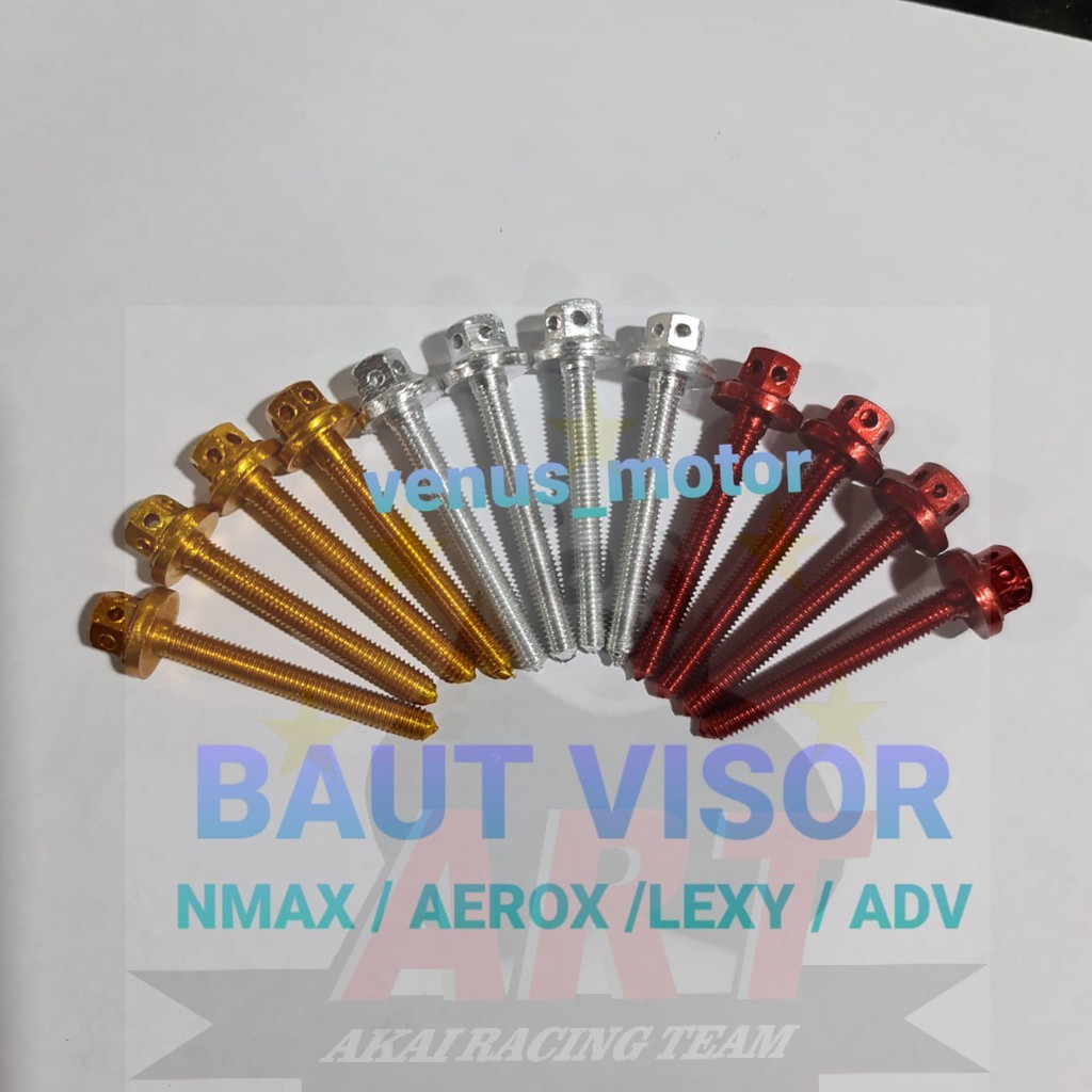 New BAUT VISOR NMAX / AEROX / LEXY / ADV (1 SET =4 PCS ) VM