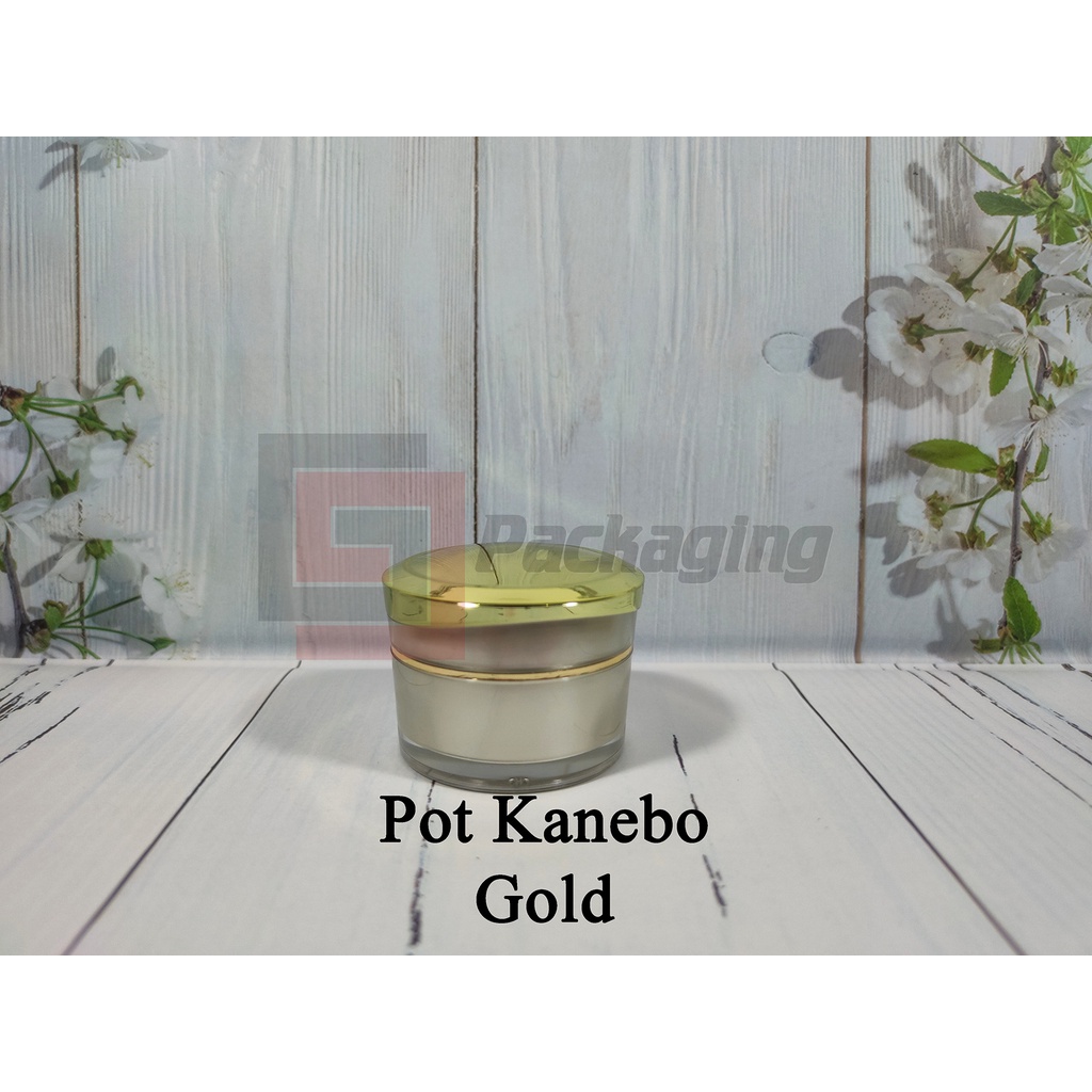 Jual 15gr Pot Cream Akrilik Acrylic Kanebo Jar Gold 15 Gr Shopee