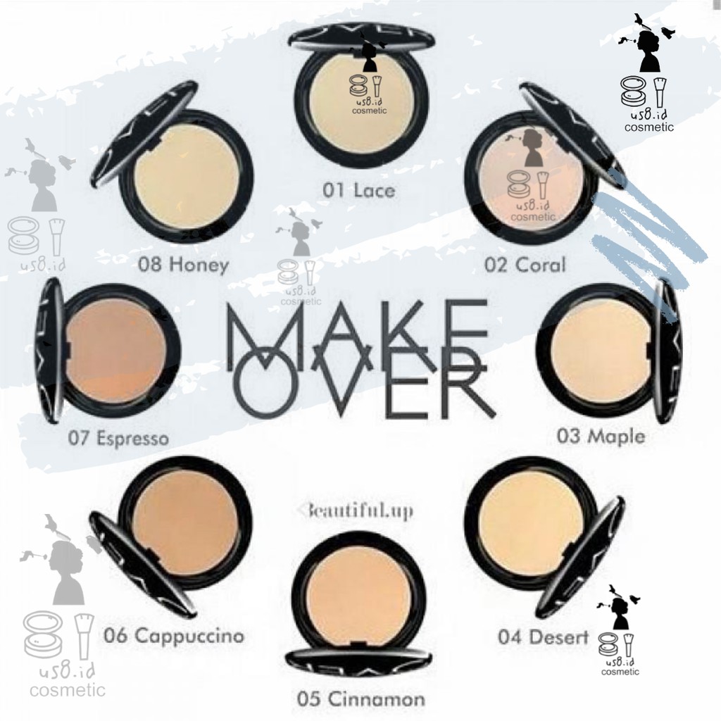 SALEEE Makeover 100% ORI ||  Make Over Perfect Cover Two Way Cake SPF 15 12g (bedak padat)