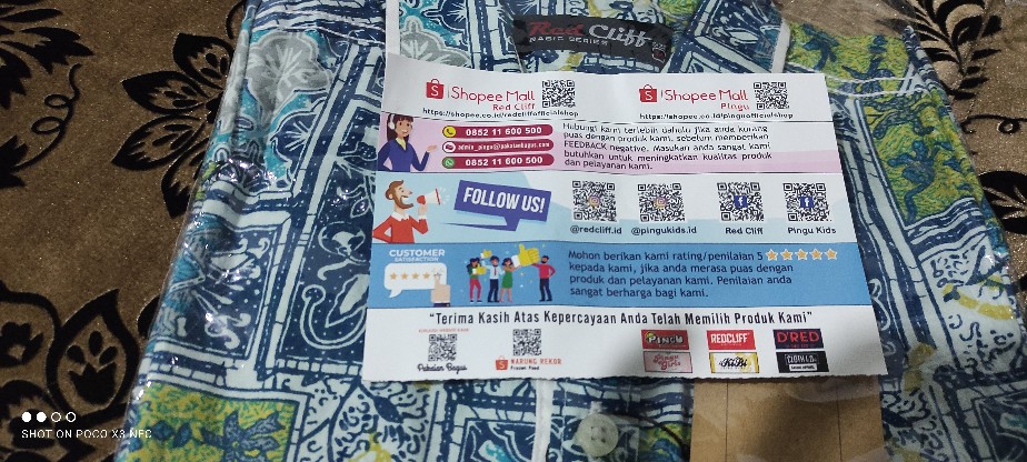 Redcliff P1013jg Mi - Kemeja Batik Pria Lengan Pendek