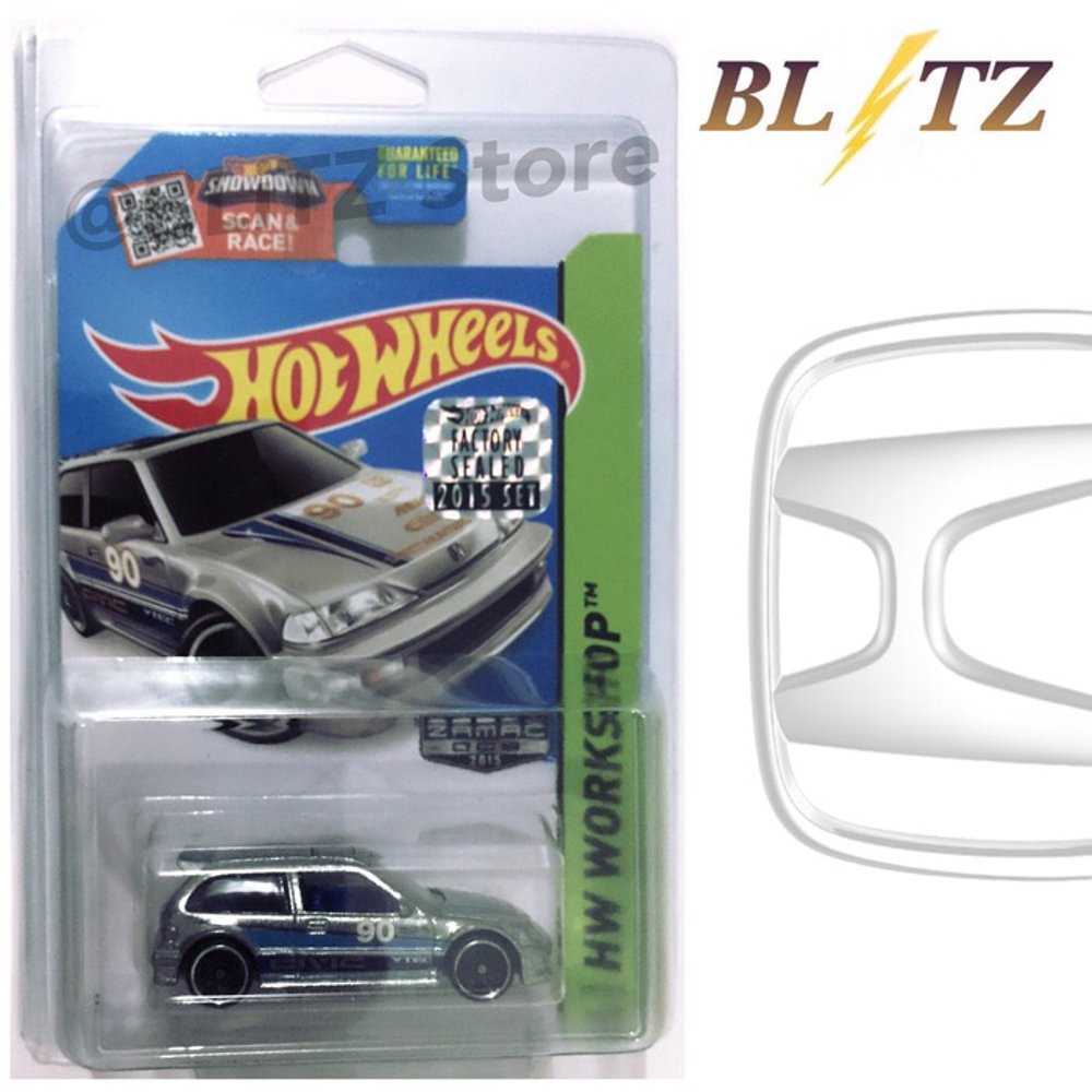 Hotwheels Honda Civic EF Zamac US Card Factory Sealed Free Protector Murah Langka A