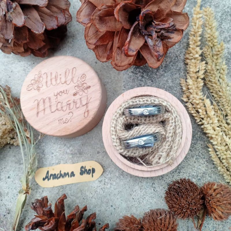 Cincin couple titanium / cincin nikahan / cincin lamaran