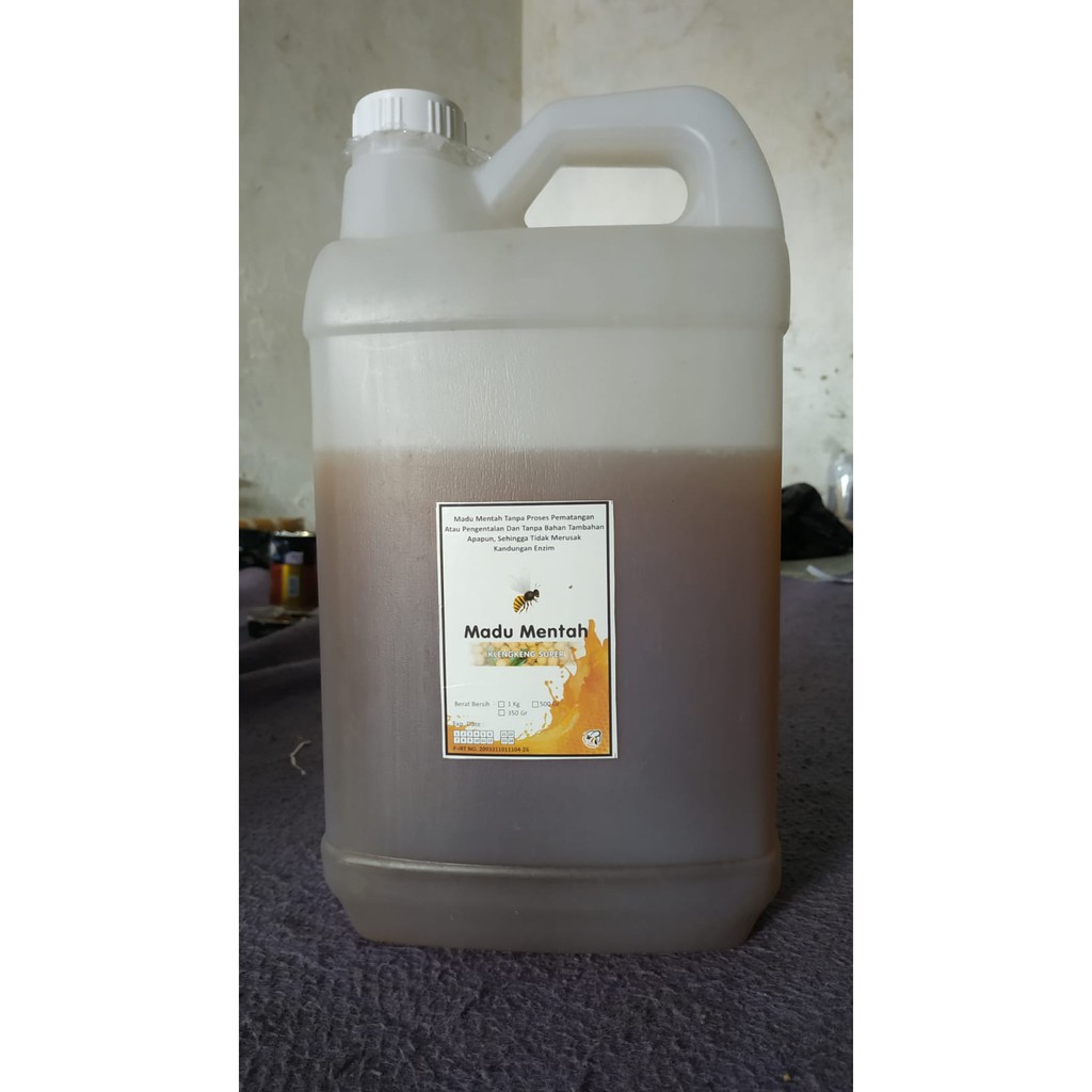 

[Raw Honey] Madu Mentah Klengkeng Super Curah 5 kg