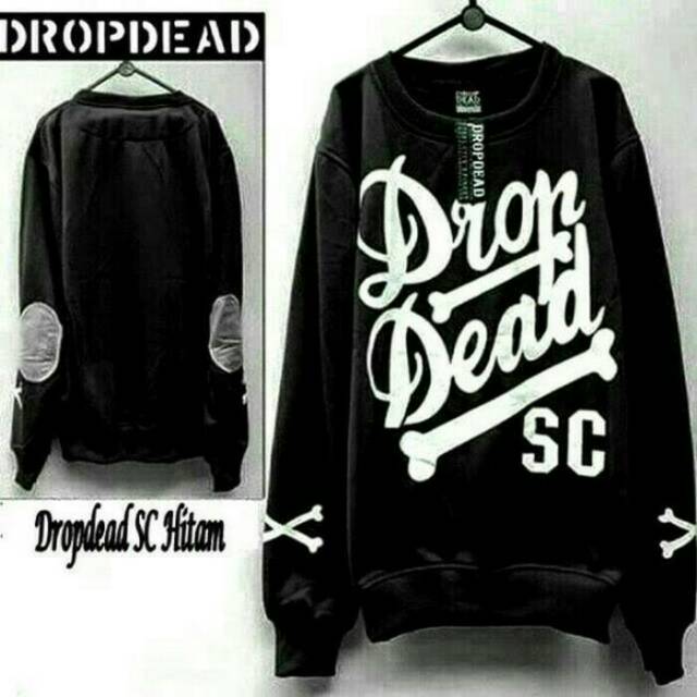 Sweater Dropdead / Sweater Dropdead Murah / Dropdead SC Black