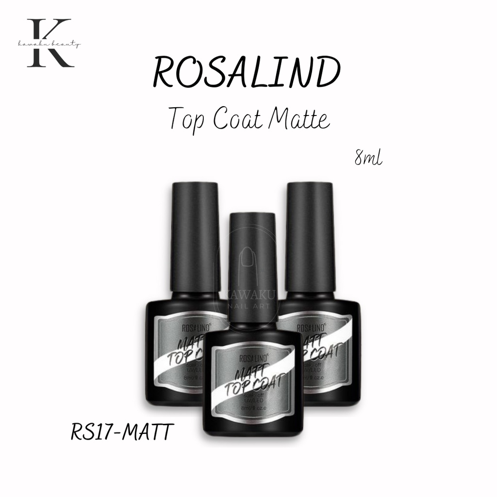 Rosalind Top Coat Matte Gel UV Nail Gel