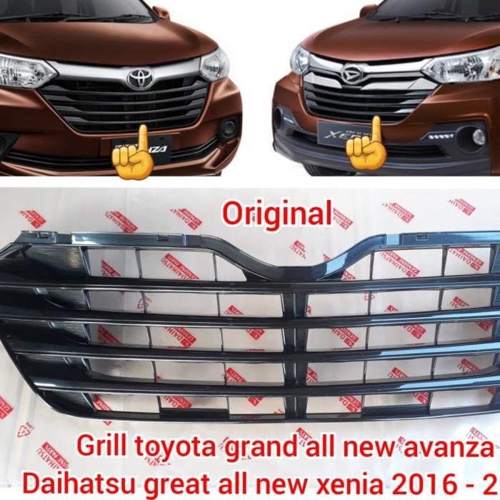 grill bumper depan toyota all new grand avanza great xenia 2016 - 2017