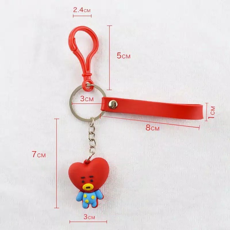 MurmerOfficial A027 Keychain Lonceng Gantungan Boneka Kpop / Gantungan Kunci / Aksesoris Tas